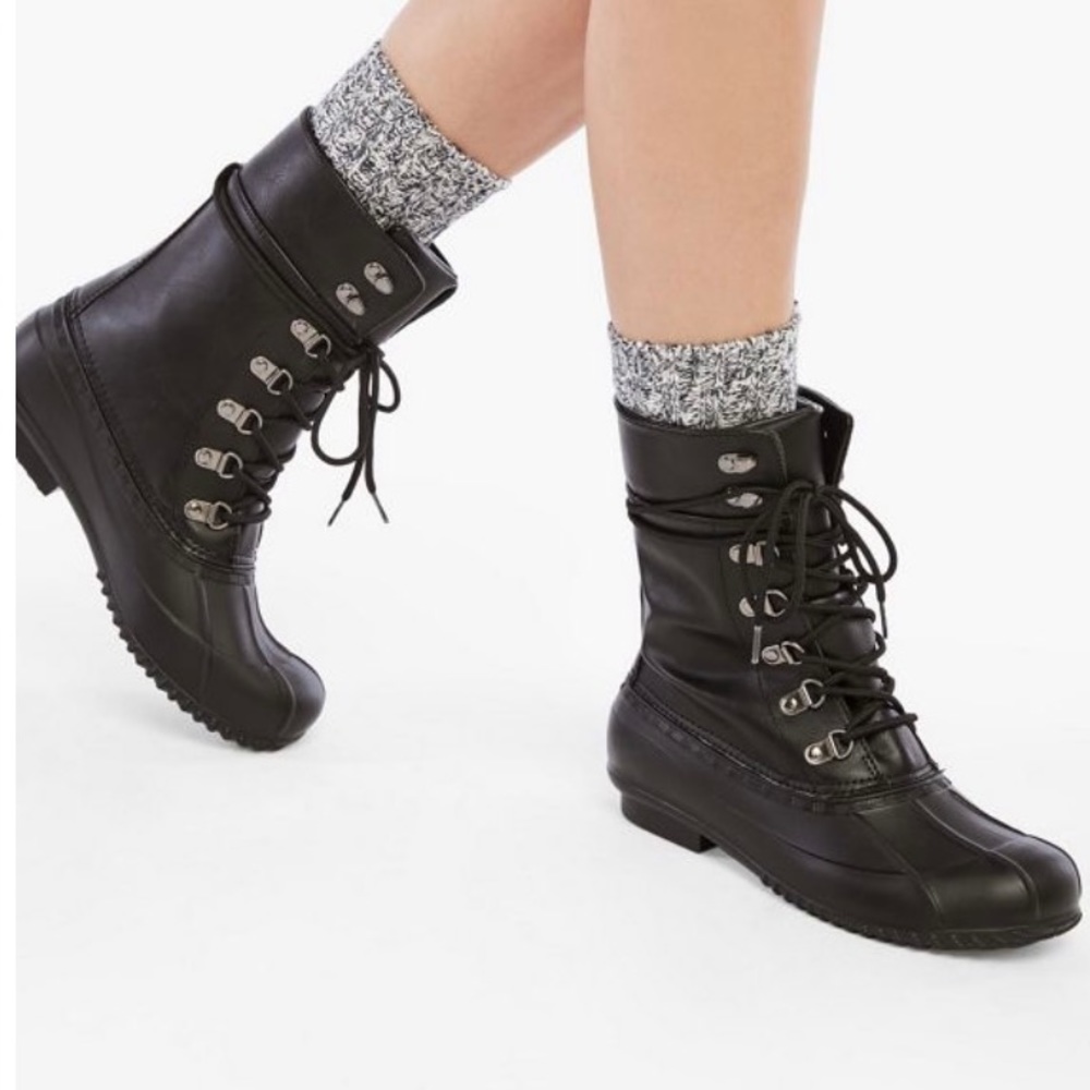 Duck boot size 7.5 in Black 🖤